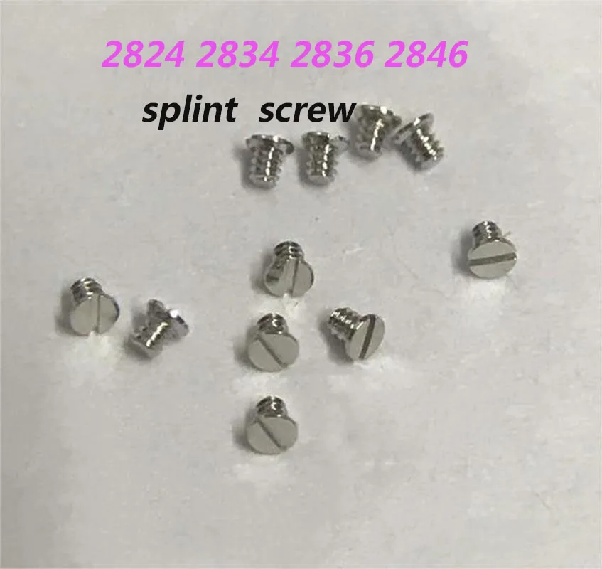 

Watch Movement Accessories Suitable For 2824/2834/2836/2846 Automatic Machinery Movement splint Screws part