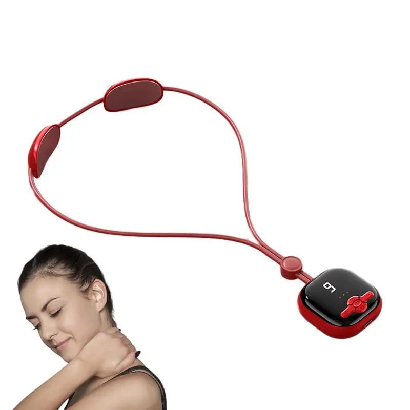 Pendant Shaped Neck Massager With Heat Cervical Spine Massager Neck Shoulder Massager With Heating Function Portable Neck