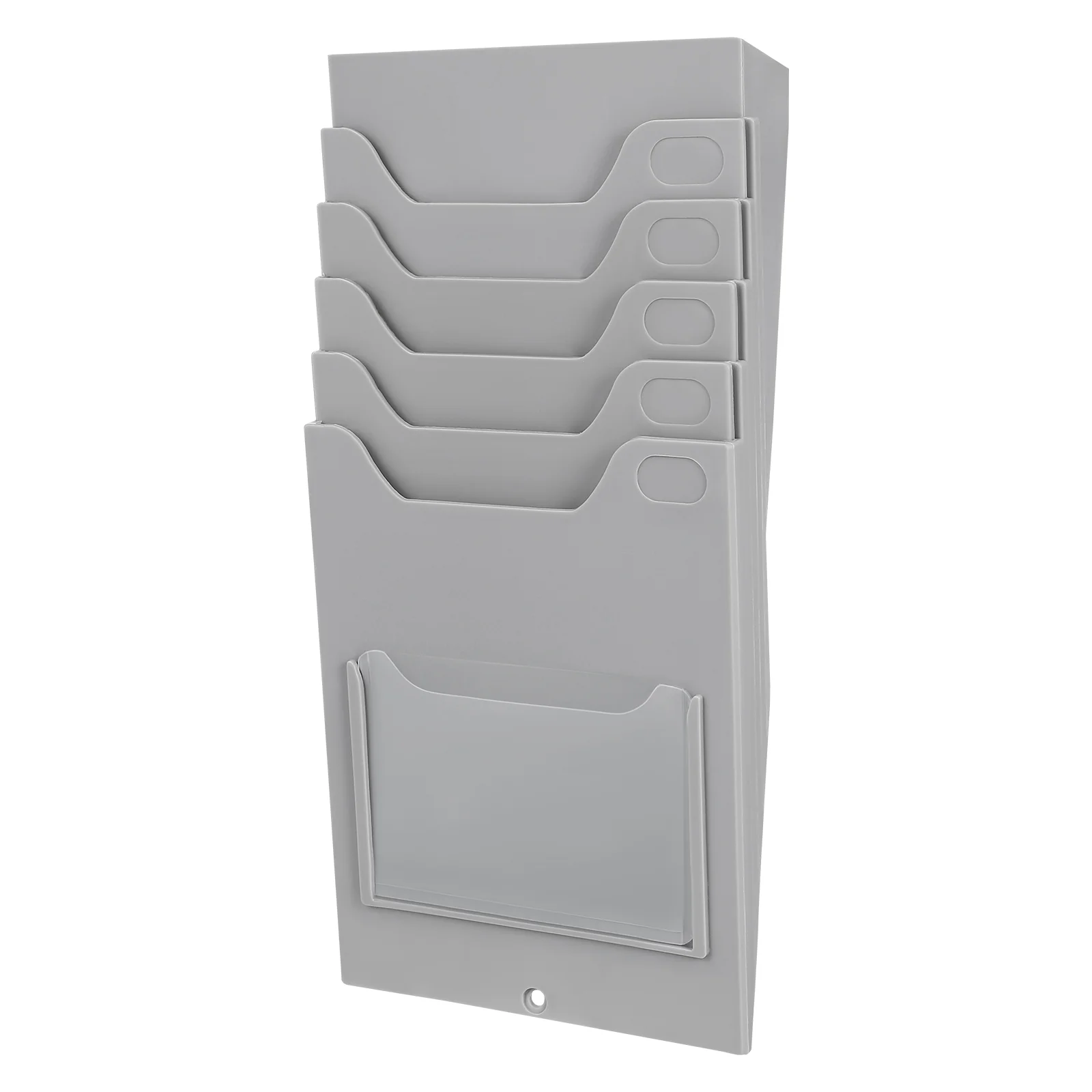 

Cards Warehouse Material Rack Goods Document Holder Wall Mount Hanging 2950X1400X470CM Attendance Light Grey Office Staff