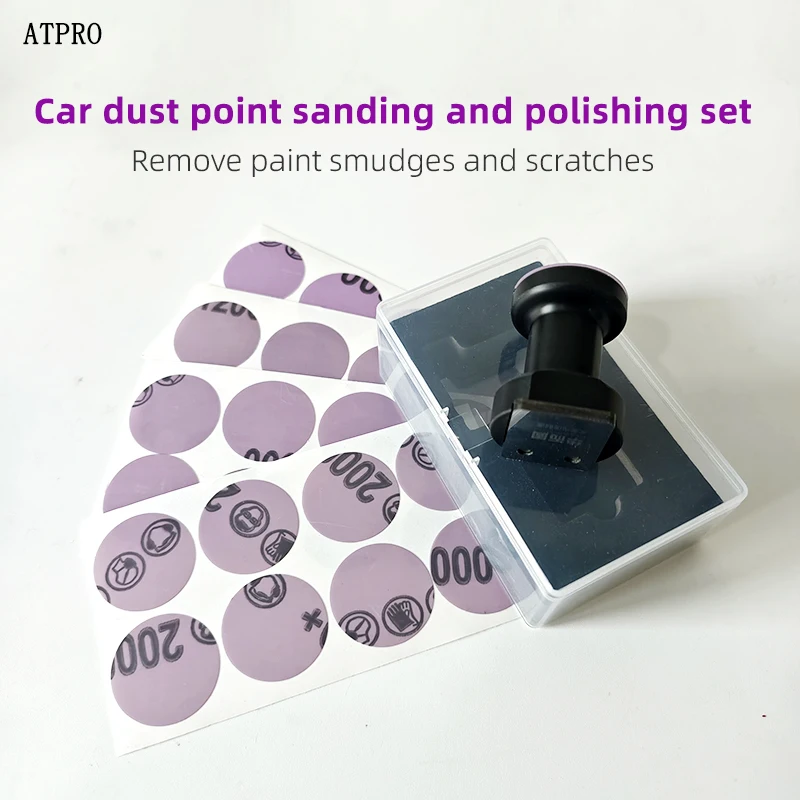 Paint Scratch Repair Sandpaper Car Beauty Polishing Dust Spot Removal Sandpaper Set For Quick Repair