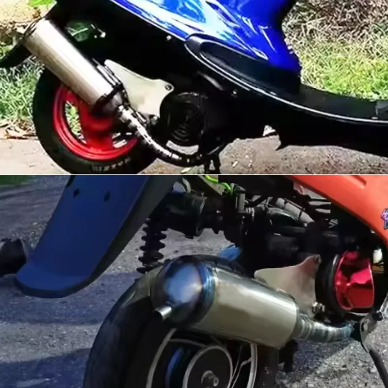High Performance Exhaust Full System For Yamaha JOG2/JOG50/JOG 2T EX - Moto Scooter Muffler Escape Durable Iron