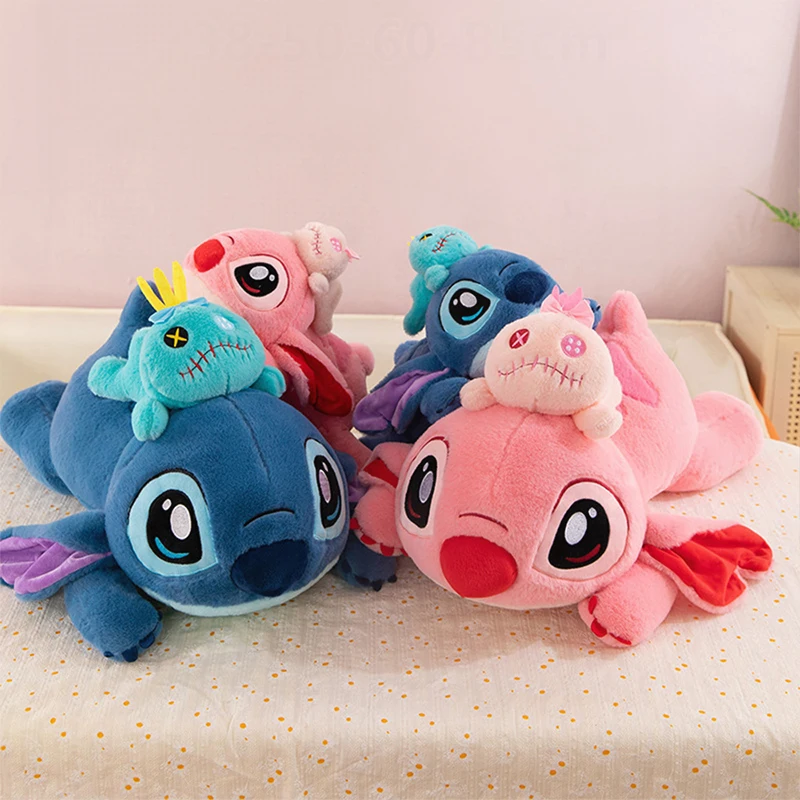 

Kawaii Disney Plush Toy Stitch Doll Filled Stuffed Animal for Kids Birthday Gift Cute Plushie Pillow Cuddly Doll for Children