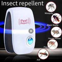 Pest Repeller Electronic Ultrasonic Pest Reject Mouse Rat Cockroach Pest Control Device Household Mosquito Killer EU US Supplies