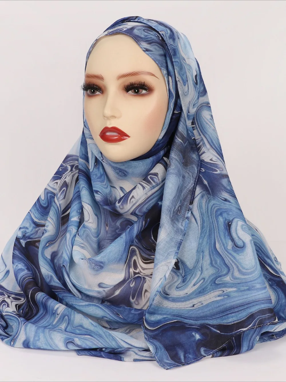 Print Hijab Muslim Ramadan Scarf for Women Long Shawls Wrap Islamic Headscarf Turban Ladies Arabic Headdress Morocco Scarves