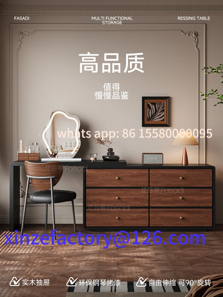 

Customizable antique storage cabinet dressing table