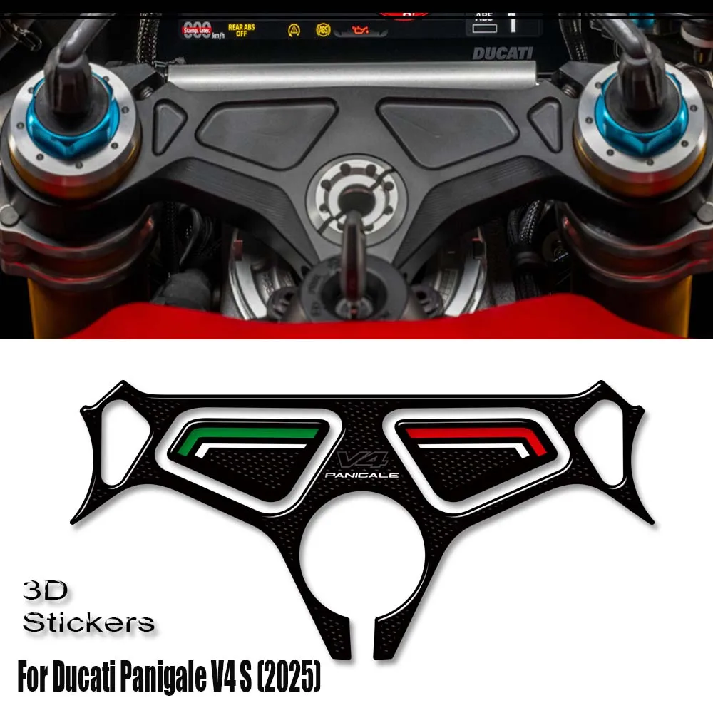 

For Ducati Panigale V4/S 2025 Motorcycle Protector Tank Pad Side Grips Gas Fuel Oil Kit Knee Fairing Fender Stickers Decals
