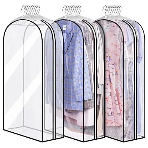 

Прозрачный чехол-органайзер для одежды на молнии Cangrong Rabbit (Китай) для хранения в шкафу