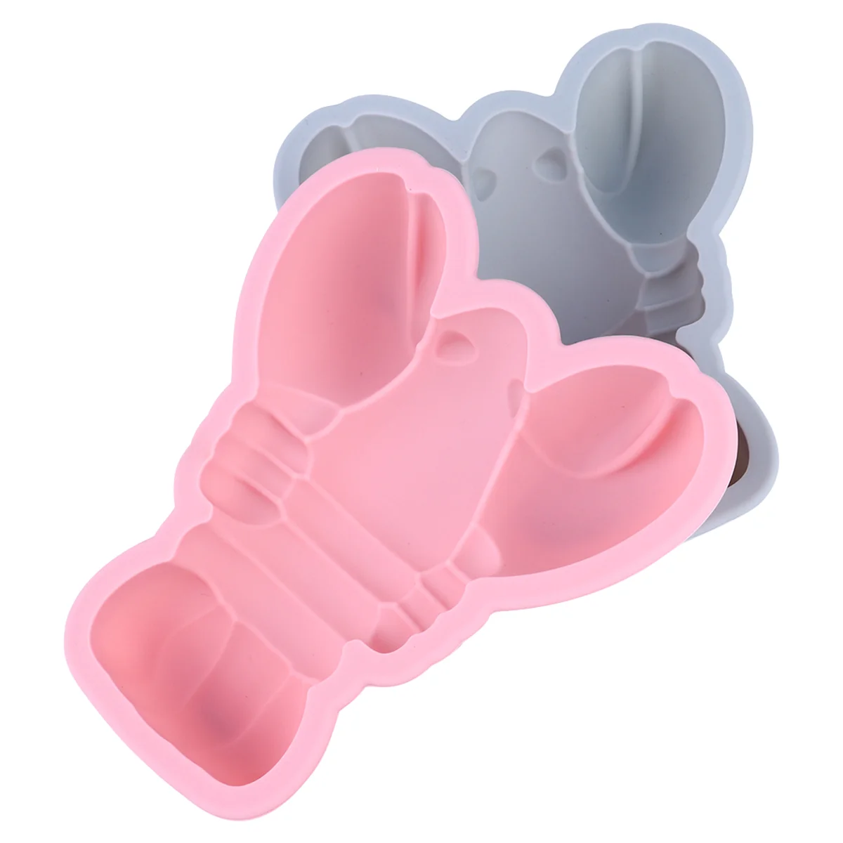 2 PCS Silicone Mold Biscuits Crayfish Shaped Cake Molds Baking Tools Muffin Pan Home Silica Gel Kitchen Supplies Child