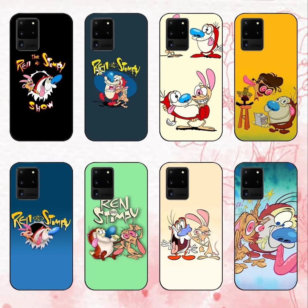 The Ren & Stimpy Show Phone Case For Samsung Galaxy S24 30 21 23 FE Note 20 10 Lite Plus Ultra Shell