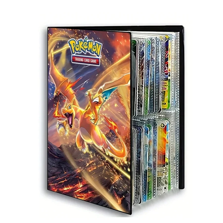Album de cartes Pokemon 240, porte-cartes de jeu, classeur VMAX, collection de cartes de jeu, jouets, cadeau (cartes non incluses)