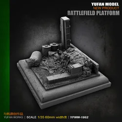 Yufan Model  Original 1/35 60mm Wide Resin Soldier Platform YFWW35-1862