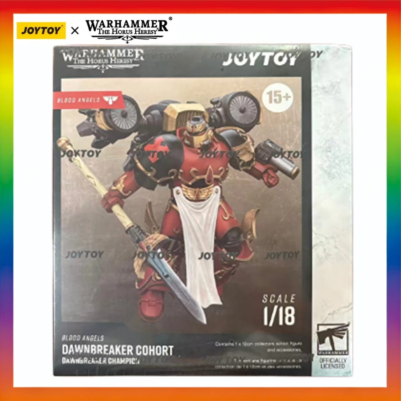 

Original JOYTOY Warhammer 40K Scale 1/18 Action Figure Blood AngelsDawnbreaker CohortDawnbreaker Champion Model Gift Toy