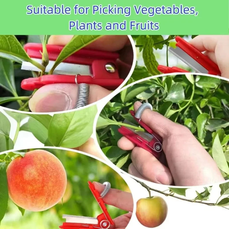Vegetable and Fruit Picking Tool Vegetable and Fruit Finger Knife Separator Farm Garden Orchard Safe Picking Picker