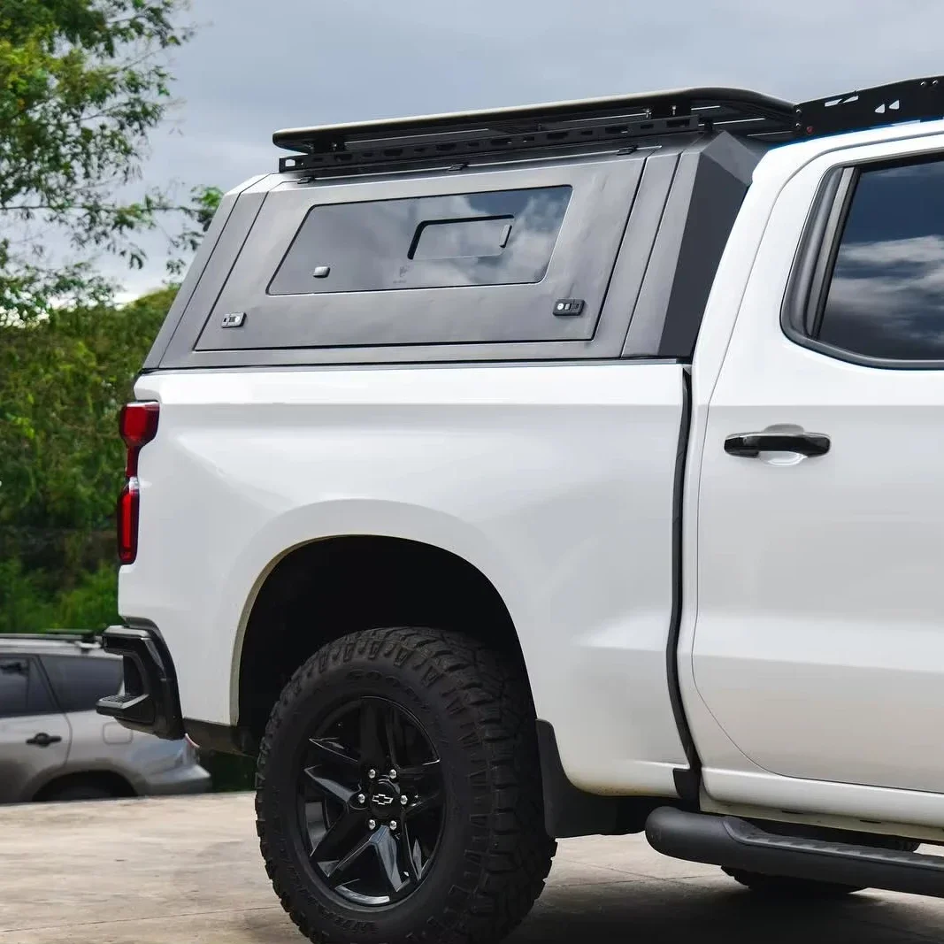 4x4 Pick Up Aluminum Canopy Foldable Truck Hard top Canopy For chevrolet silverado 2022+