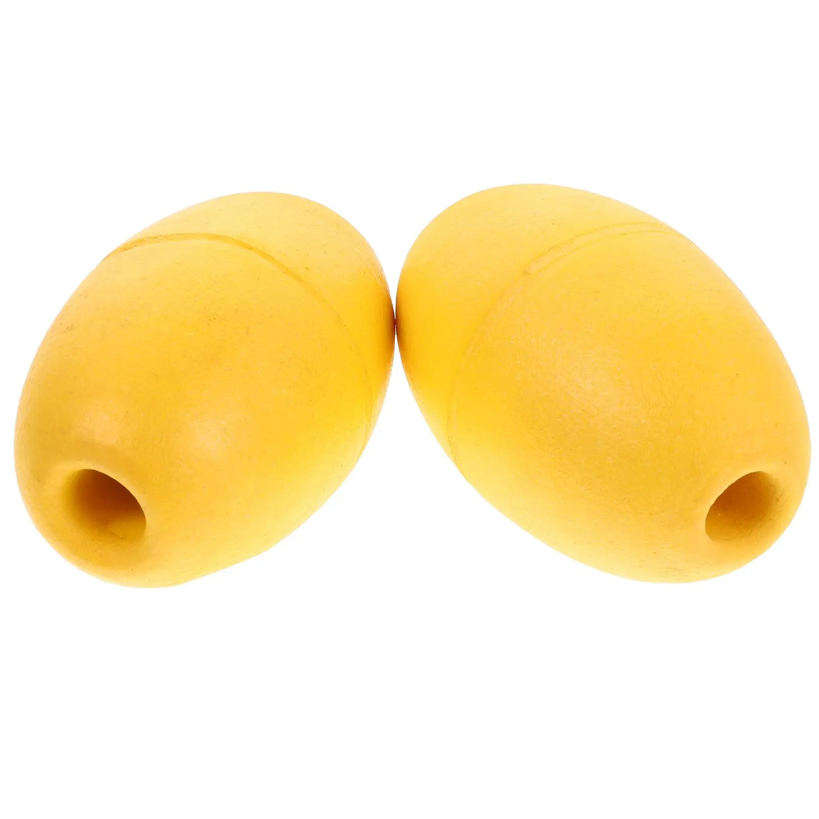 

2Pcs Kayak Floats Inflatable Yellow Boat Mooring Buoys Pool Rope Floats Oval Water Float Marine Fishing Drift Brake Set Buoys