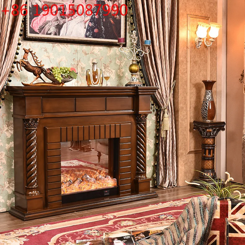 

Supply fireplace simulated fire Built-in core clubhouse carved fireplace