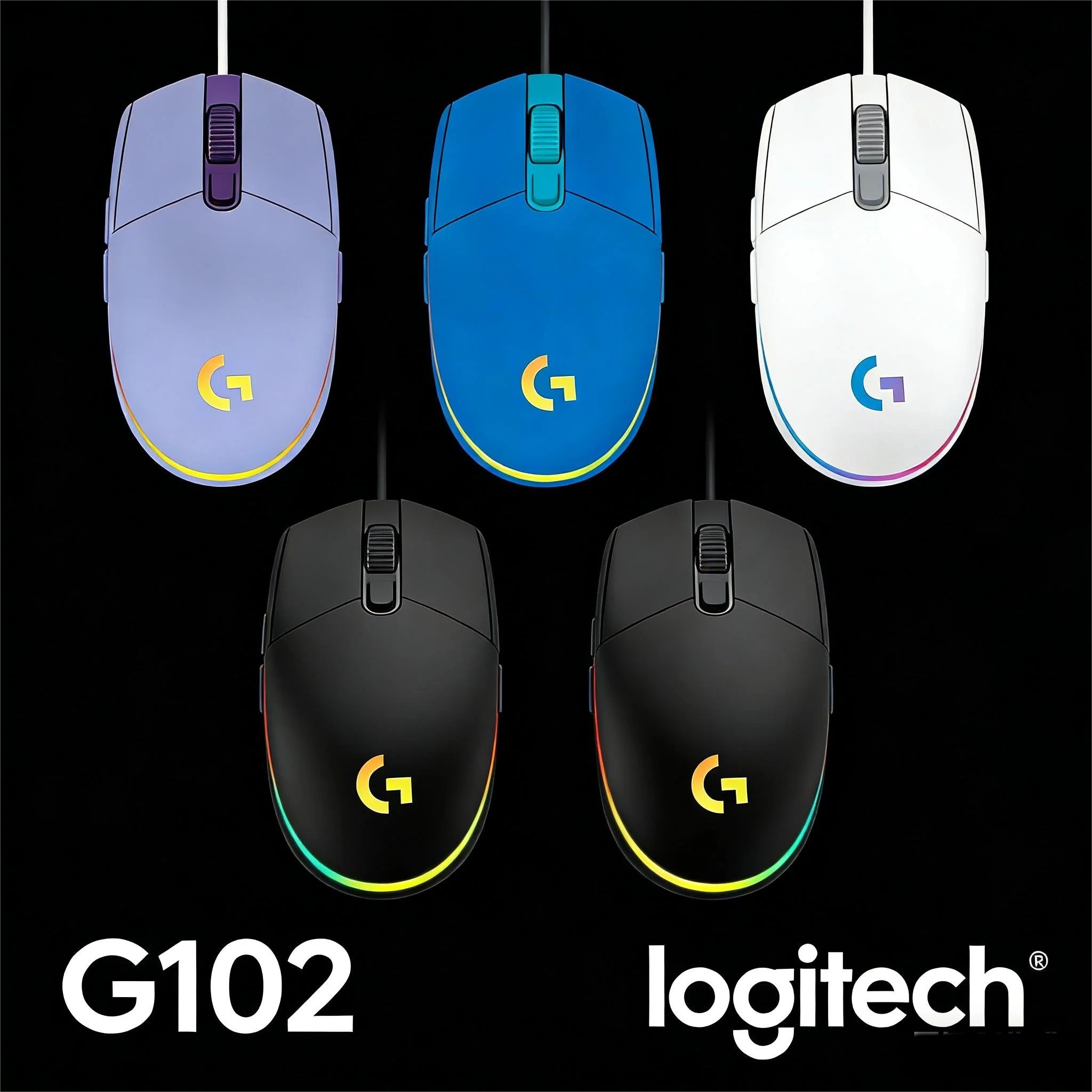 

G102: Gaming Essential, боковые кнопки с подсветкой RGB и макросов