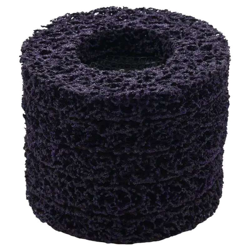 

25Pcs Durable Poly Strip Disc Wheel 100X16mm Wood Metal Paint Rust Removal Clean Abrasive Tools For Angle Grinder New