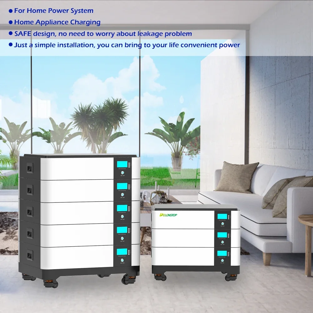 6000 Cycle Stackable LiFePO4 Battery 15S 48V 16S 51.2V 10KWH 48V 20KWH 48V 30KWH 40KWH 50KWH Solar Home Energy Storage Lithium B