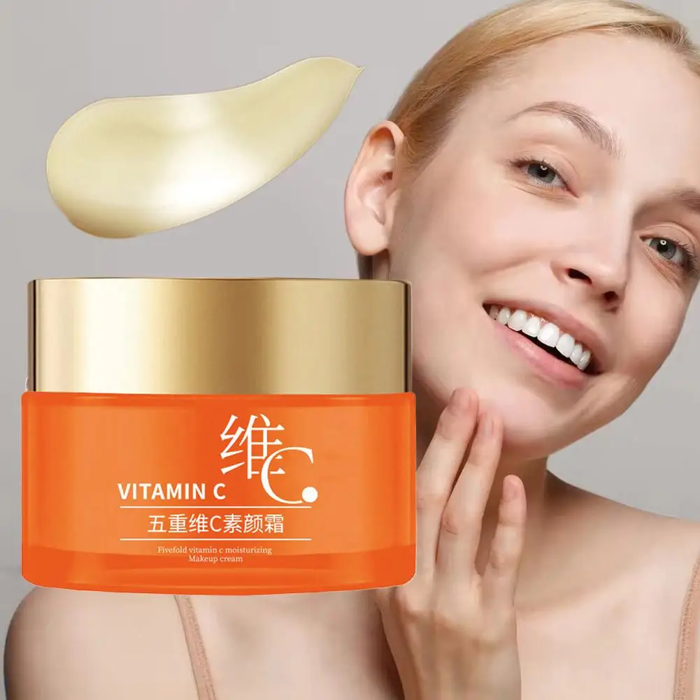 Heißer Vitamin C Gesicht Creme Gesichts hautpflege Straffende Feuchtigkeitsspendende Aufhellung Schönheit Gesichts Haut Gesicht Pflege Cremes Feuchtigkeitsspendende Y8B2