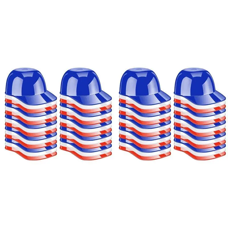 

A02M-Baseball Helmet Ice Cream Snack Bowl, Mini Baseball Cap Bowl, Kids Helmet Chip Bowl, Ice Cream Sundae Helmet,Party,60Pcs