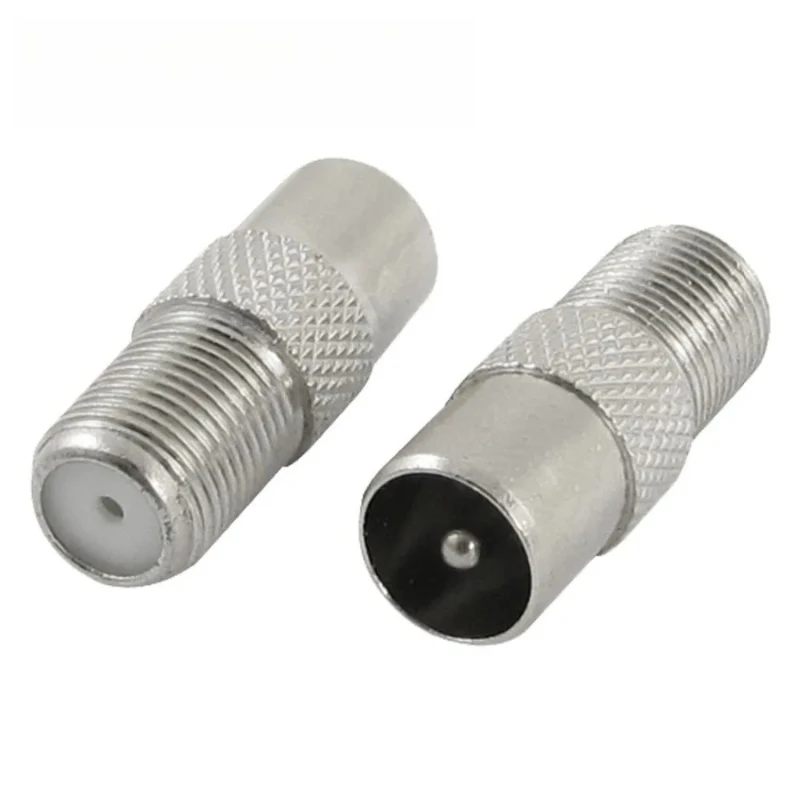 

100 pcs IEC DVB-T TV PAL Male to F female RF Coaxial Adapter Connector