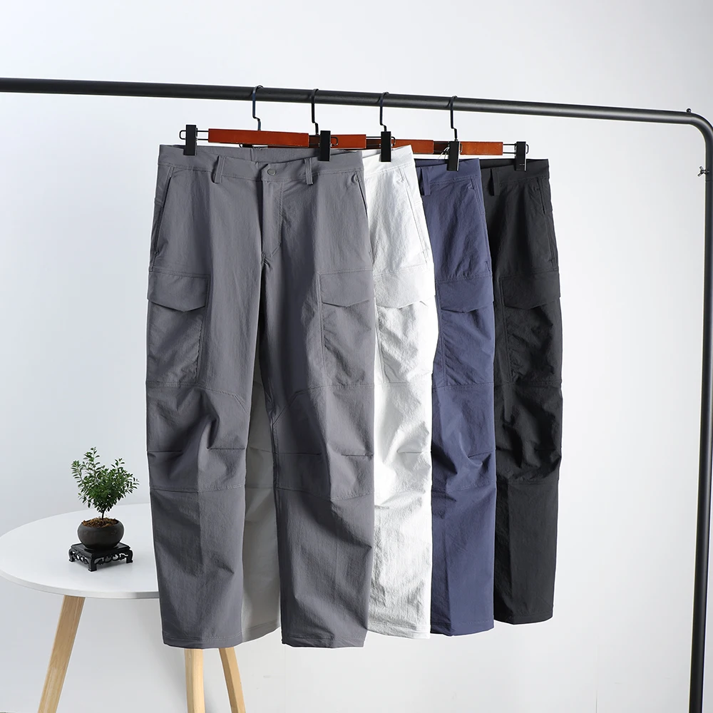 

Водонепроницаемые дышащие мужские брюки для активного отдыха с 3D-кройкой, быстросохнущие, мягкие, повседневные, для осени и зимы, городской стиль