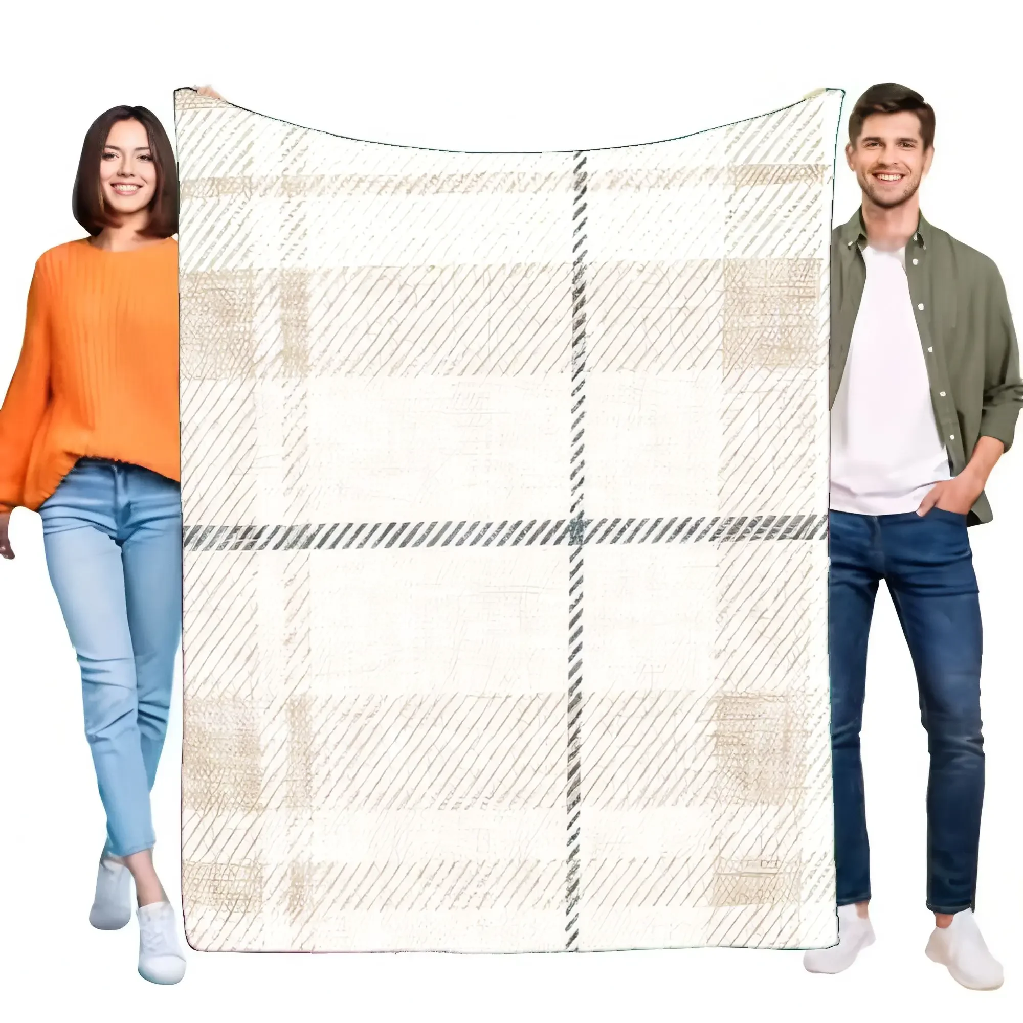 

Уютное клетчатое одеяло, мягкое и легкое флисовое покрывало из шерпа, идеально подходящее для домашнего декора, идеальный подарок на день рождения, праздники