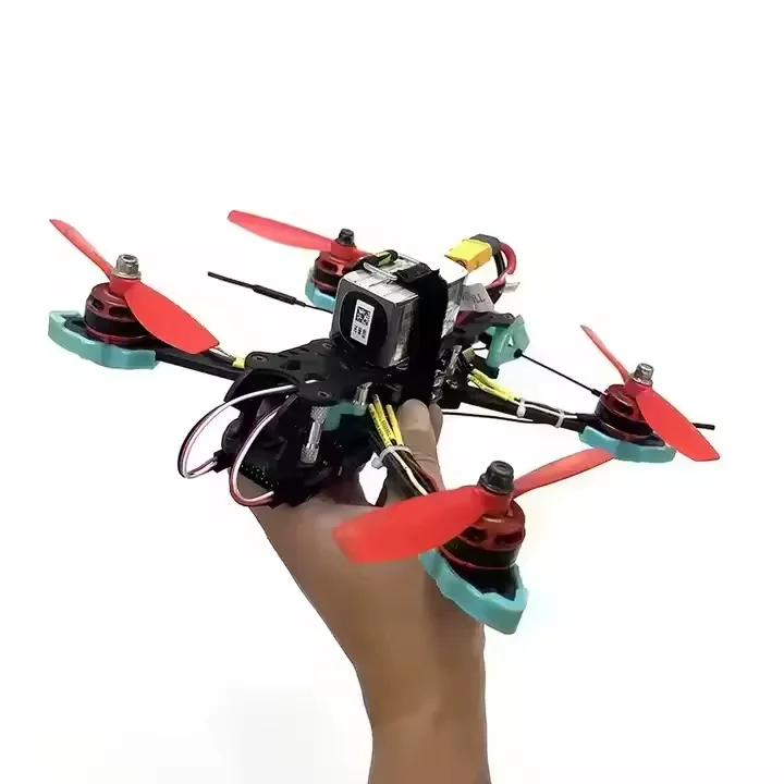 Kit de Drone de Course FPV Professionnel Pliable de 10 Pouces, avec Caméra 4K, Charge Utile de 2.5kg, Accessoires d'Alimentation du Moteur, Modèles RC DIY