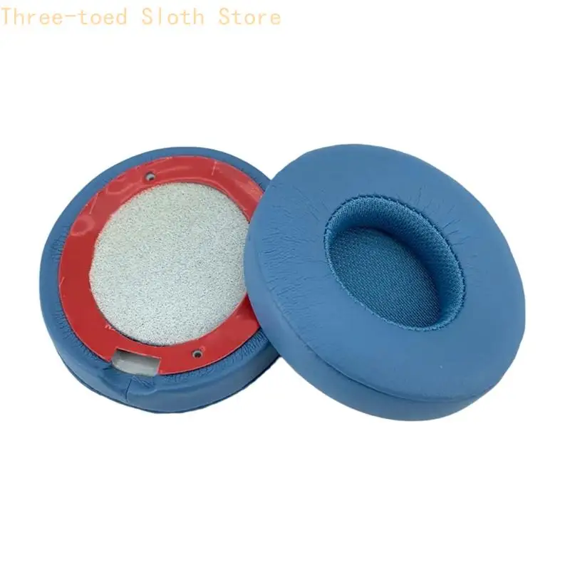 1 Paar Ohrpolster Protein Leder Ohrpolster Ohrpolster Abdeckung Memory Foam Ohrenschützer für Solo4 Headsets E74A – Detail 2