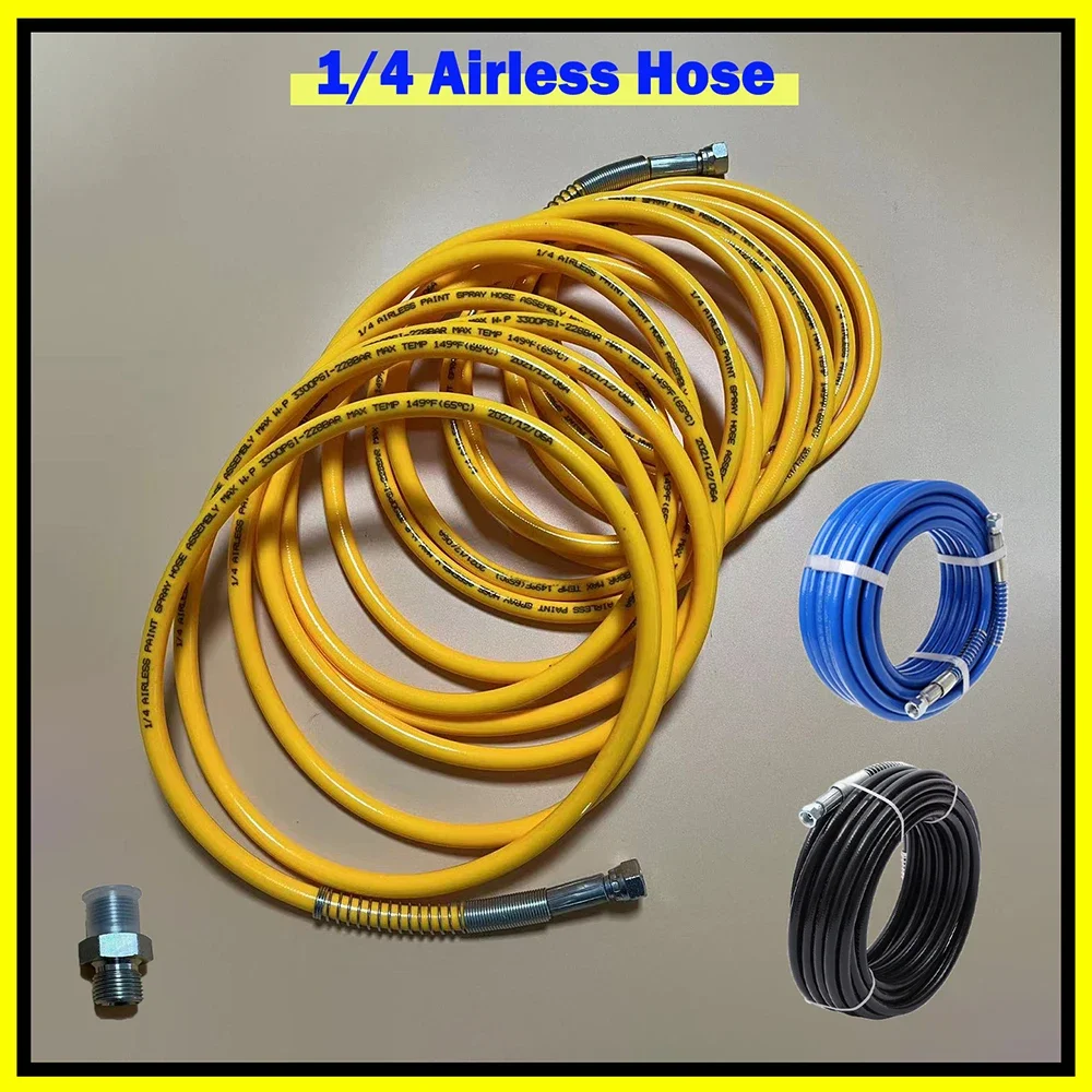 2~40M High Pressure Air Hose Airless Paint Machine Hose 5800PSI High Pressure Pipe BSP 1/4 Interface Airless Sprayer Paint Hose