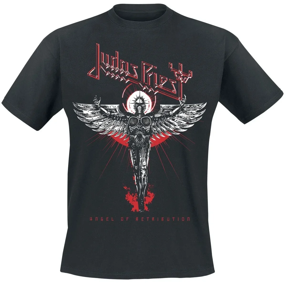 Judas Priest 50 Heavy Metal Years Print T-Shirt Unisex Metal-Fans Casual Tee Herren Damen Rundhals – Detail 3