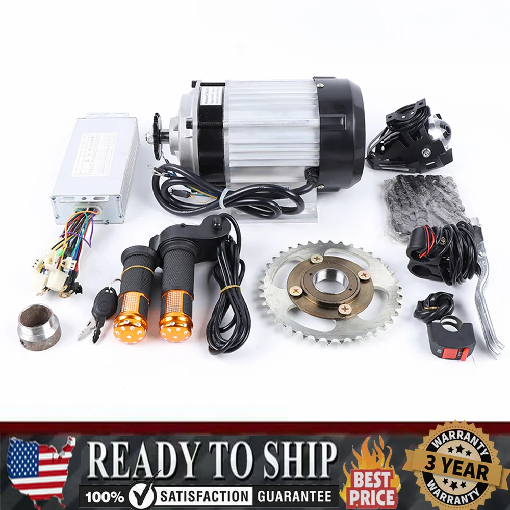 

New 48V 750W Electric 3-wheel Bike Brushless Motor Kit For Adults Tricycle Rickshaw Bikes