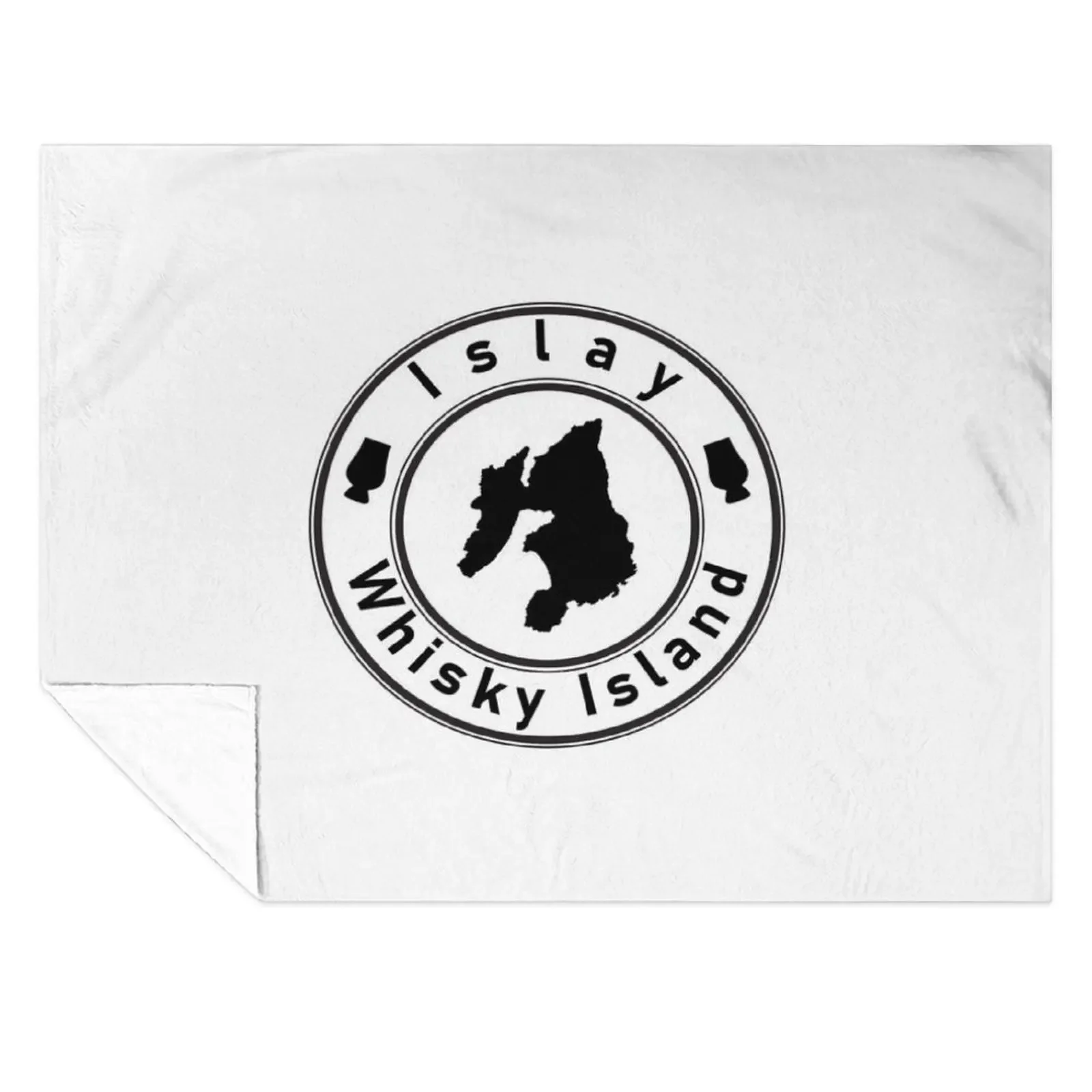 

Islay Whisky Island - Round Throw Blanket Hair Decorative Beds cosplay anime Travel Blankets