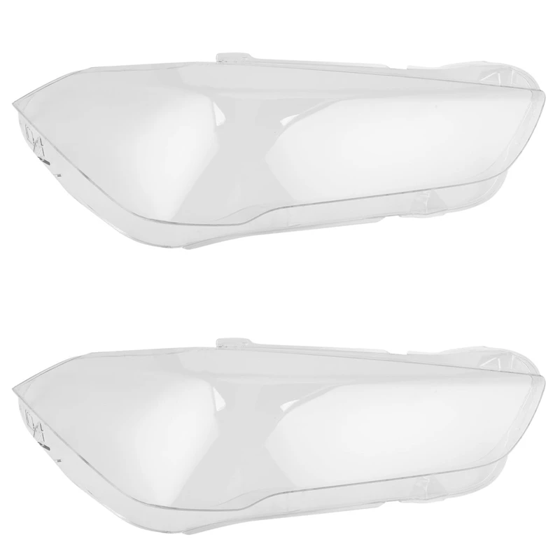 

2X Right Front Head Light Clear Lens Cover For BMW X1 F48 16-19 Headlight Lampshade Shell Head Light Glass Housings Cap