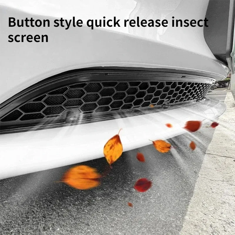 For Tesla Model 3 Highland 2024 2025 Lower Bumper Anti Insect Net Anti Dust Proof Inner Vent Grille Cover Car Insect-proof Net