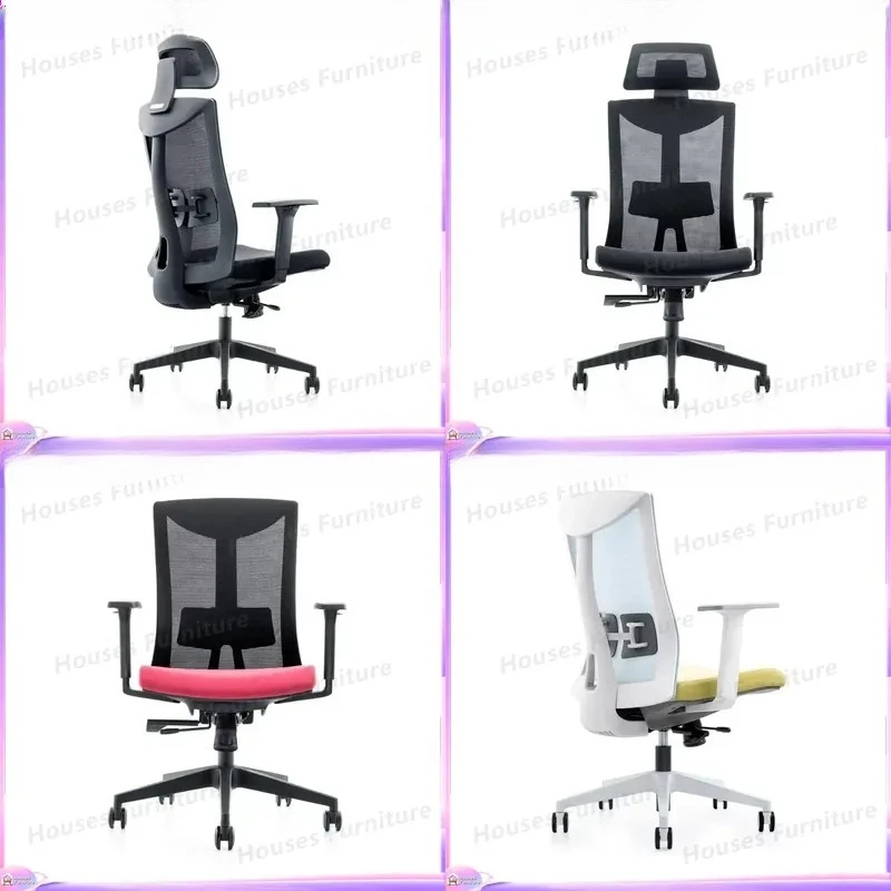 Ergonomic Office Chair High Back Computer Gaming Chair with Footrest Adjustable Lumbar Support Mesh Desk Chair for Home Work