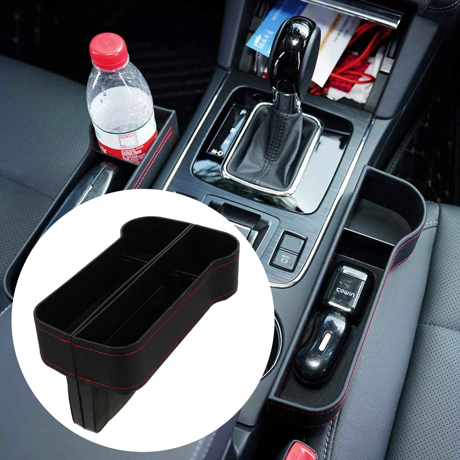 

2 Pcs Vehicle-mounted Storage Seat Gap Organizer Pocket Multifunction Side Organizers Plastic Accessories