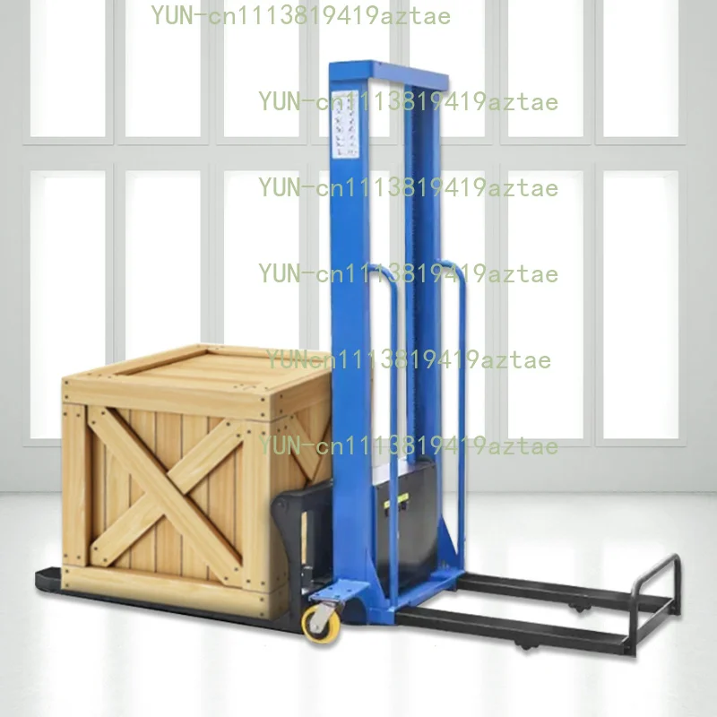 Customizable 500kg‑1Ton Portable Self‑Loading Electric Stacker Pallet Lifting Forklift