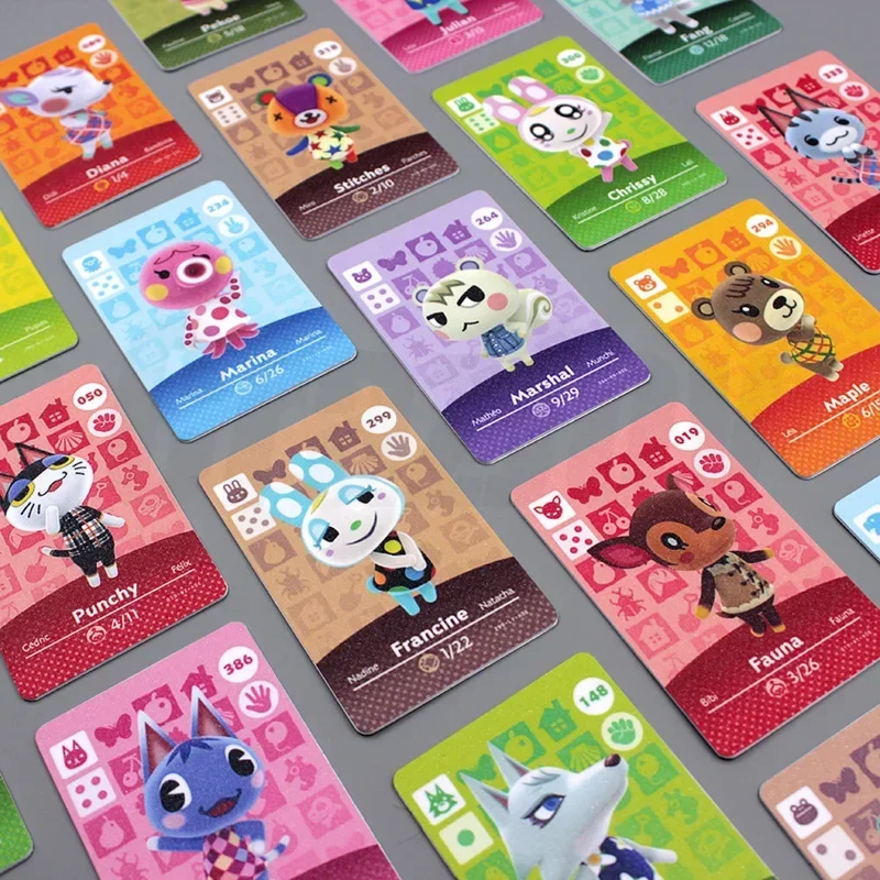 Villager Card 401-437 Compatible Switch NS WIIU Animals Crossing Amxxbo Game Cards Tag NFC Animals Set Raymond Sasha Shino