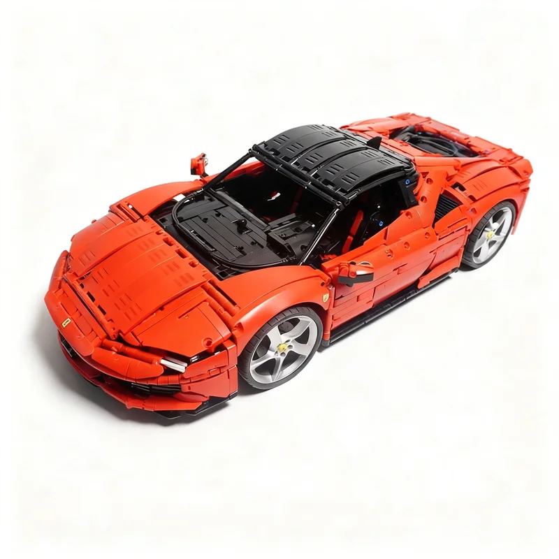 4550pcs MOC Ferrari SF90 Stradale Ver 2 0 Technical Model Building Blocks Construction Creative Birthday DIY Christmas Gift Toys