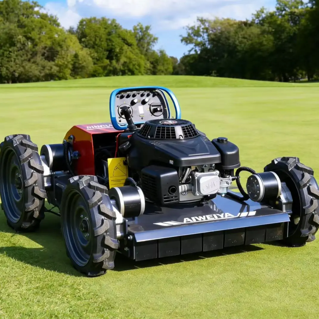 Customized new Remote Control Lawn Mower with Perfect After-Service Support Factory Supply Spare Parts Technical Guidance