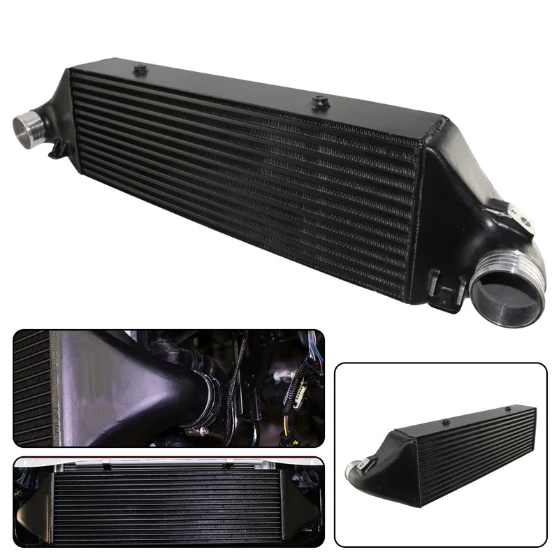 Competition Front Mount Tube & Fin Intercooler Fit  For Ford Focus MK3 ST250 2.0L Turbo EcoBoost 2012-2018 Performance Black