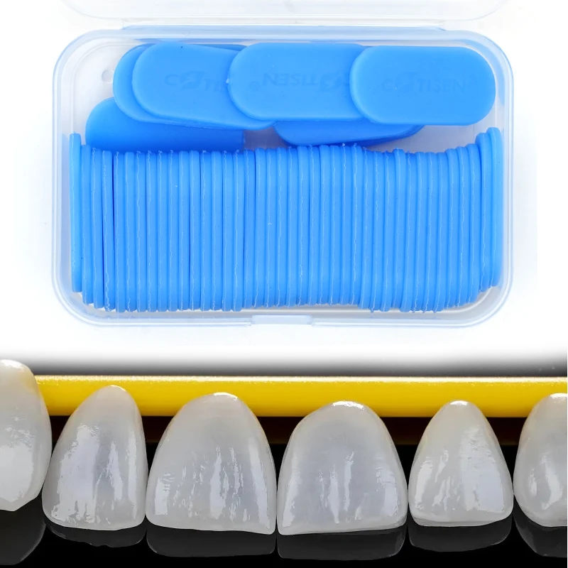 

50Pcs Dental Thermoplastic Sheet Molding Base Wax Sheets Quick Impressions for Fabricating Temporaries Crown