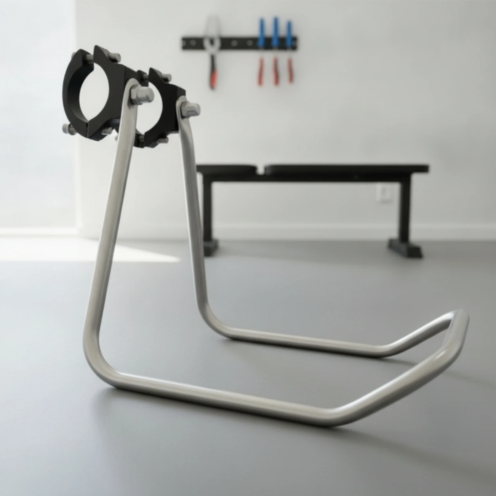 Cycle Front Cargo Rack Sturdy Front Bike Cargo Rack Adjustable Sleek for Errands, Commuting