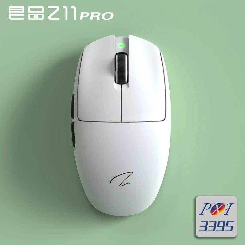 

Zaopin Z11 PRO 55g Lightweight Tri-mode Mouse PAW3311/PAW3395 Sensor 1000Hz Ergonomic Wireless Gaming Mice for Laptop Desktop