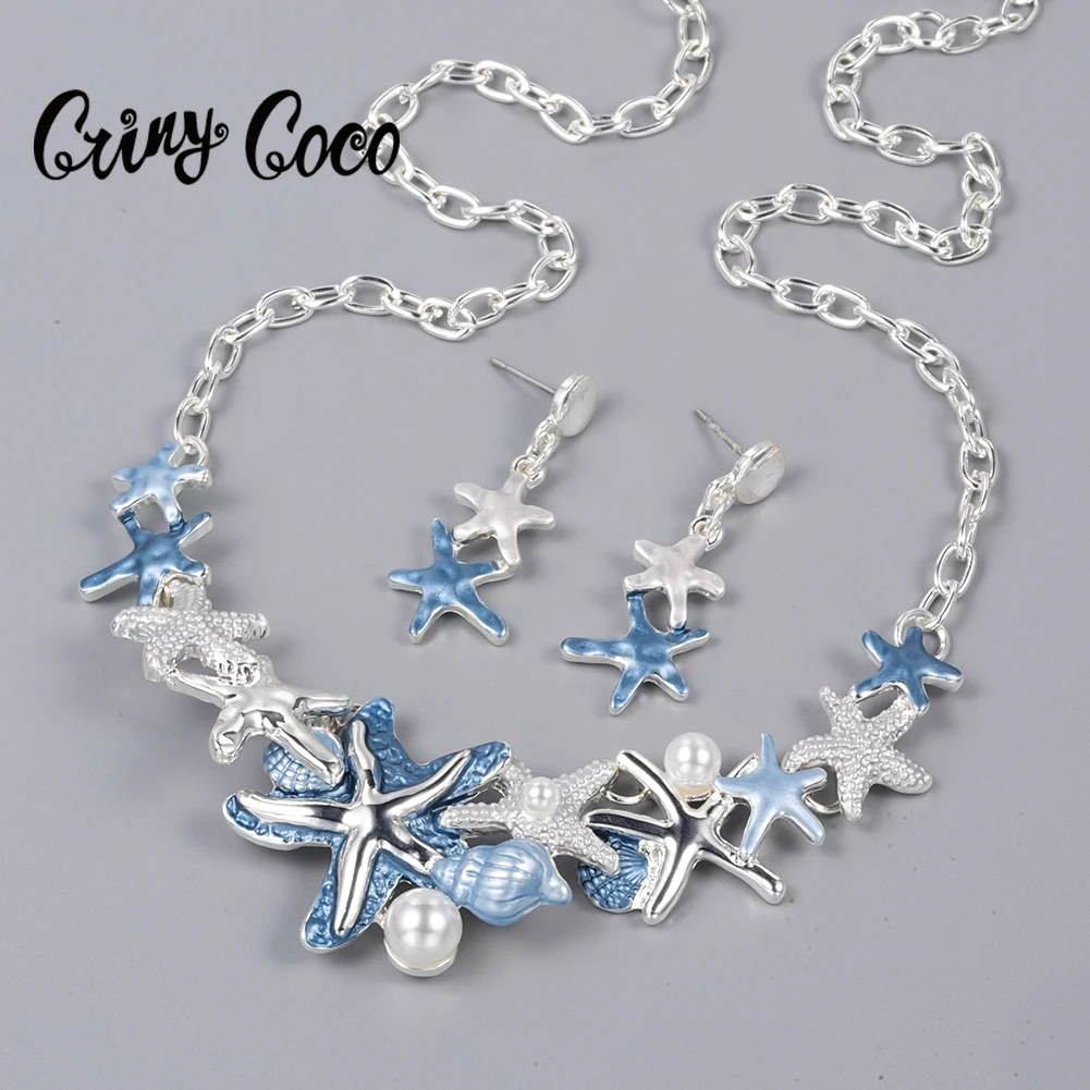 Ocean Series Starfish Shell Choker accessori estetici catene Party Designer Luxury Fashion ciondolo collana di gioielli per le donne