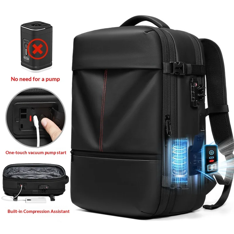 

Модный рюкзак для путешествий, электрическая присоска, вакуумная компрессионная посылка, повседневные сумки, рюкзаки большой емкости, женская сумка для мужчин