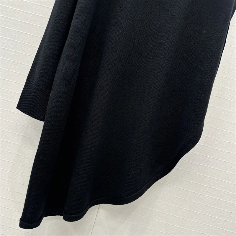 Damestrui Nieuwe elastische gebreide slim-fit top met lange mouwen voor de herfst van 2022, trui met hoge hals, wolmix, coltrui voor dames