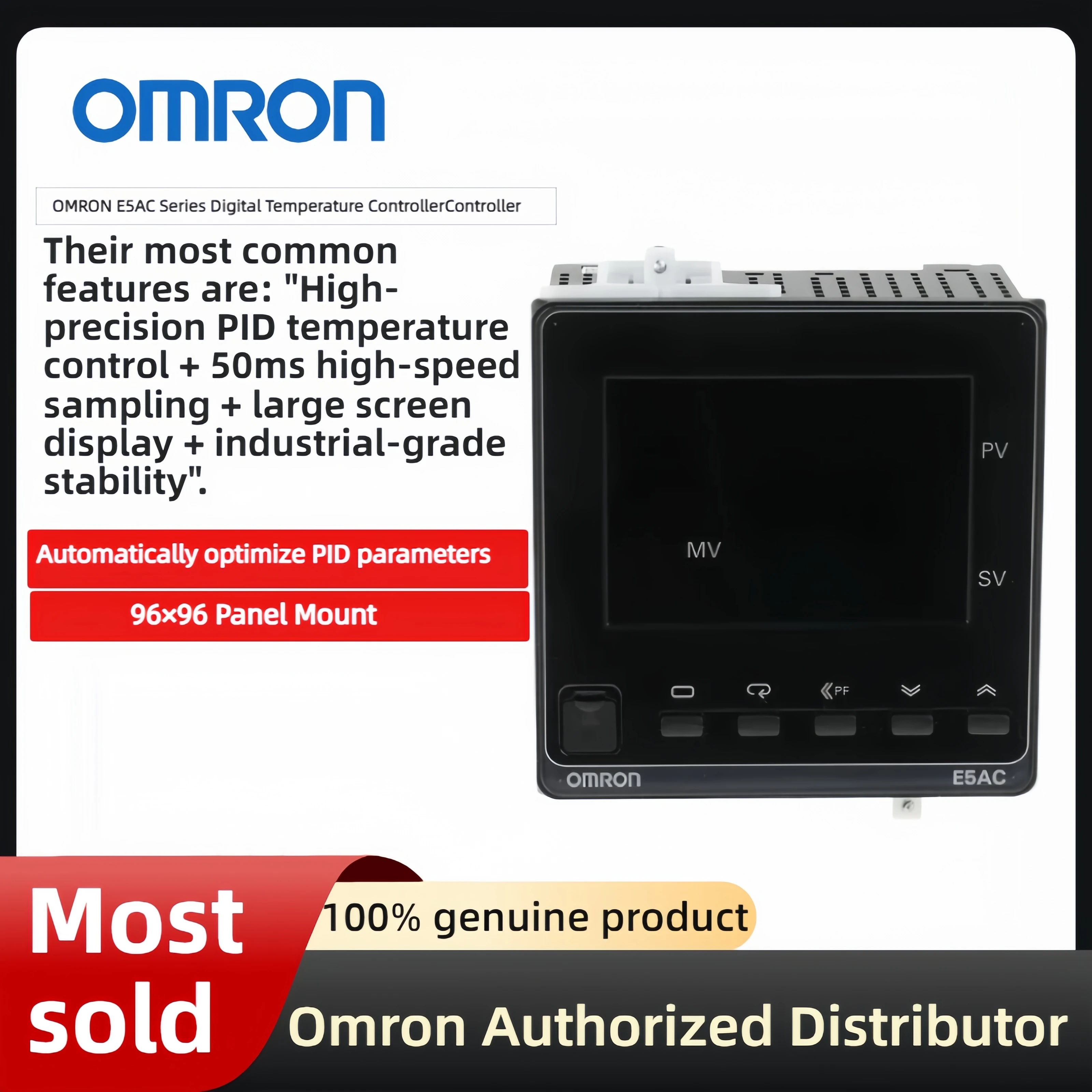 Original OMRON E5AC-RX3ASM-800 E5AC-QX3ASM E5AC-RX3DSM E5AC-QX3DSM 